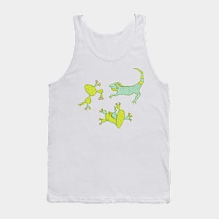 Lizard and Cacti Tank Top